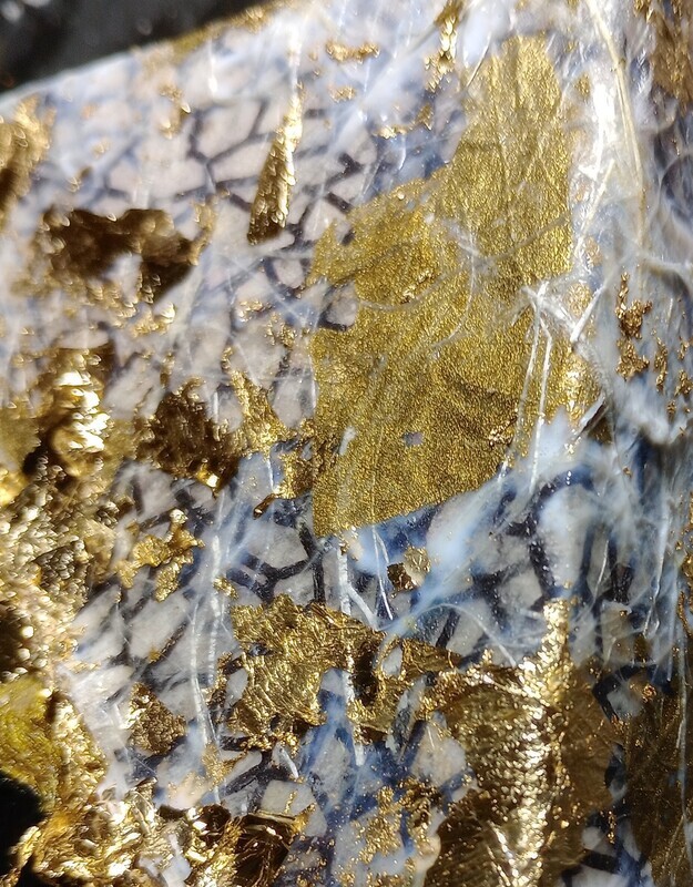 Whew! LUXE Desk Art - 5x5 Original