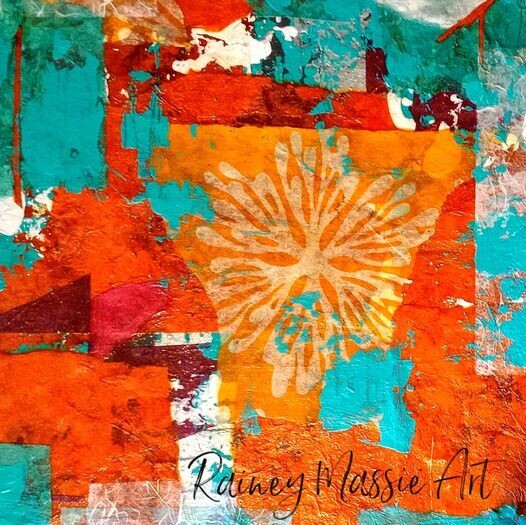 My Vibrant Life - LUXE Desk Art 10x10 Original