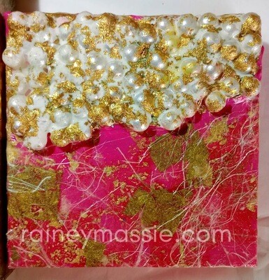 Glammy - LUXE Desk Art - 6x6 Original