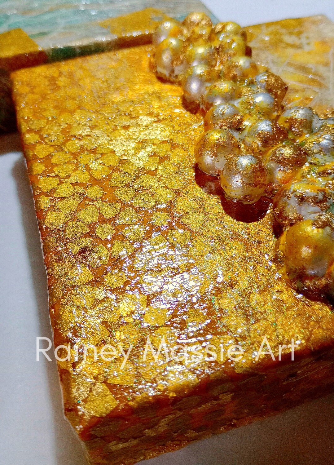 Glammy II - LUXE Desk Art - 6x6 Original