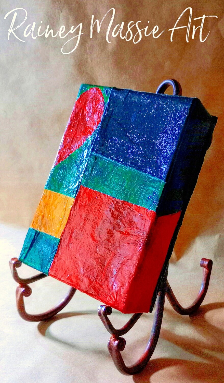 Required Freedom III - LUXE Desk Art  - 5x7 Original With Heart