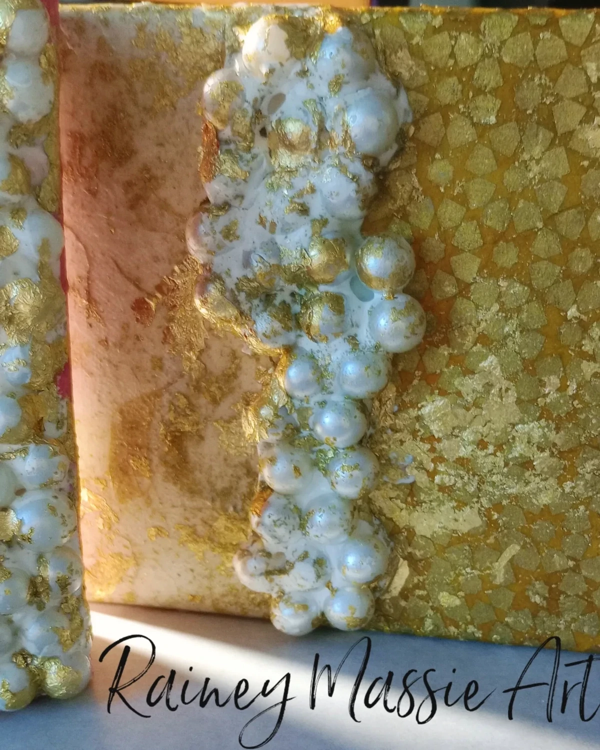 Glammy II - LUXE Desk Art - 6x6 Original