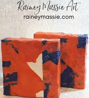 Collegiate Pride II - LUXE Desk Art 6x6 Original