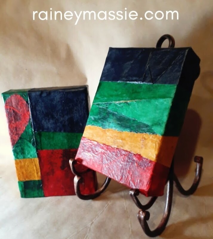 Required Freedom III - LUXE Desk Art  - 5x7 Original With Heart
