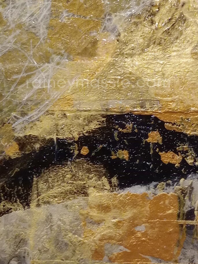 Gracious Glam - 12x12 Mixed Media LUXE Desk Art
