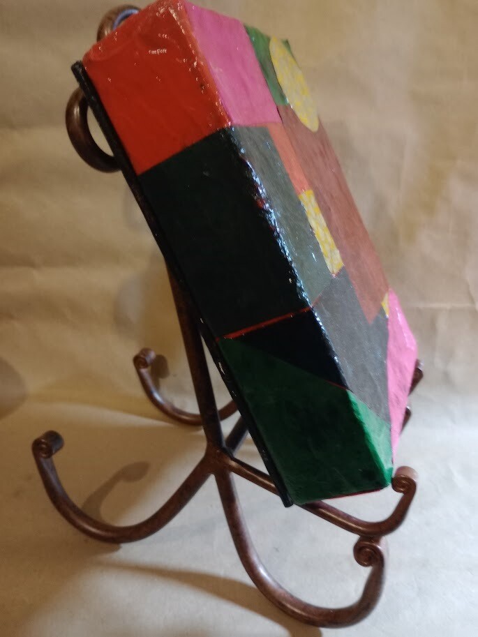Abstract Simplified - LUXE Desk Art 5x7 Original