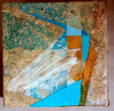 Today I Shine - LUXE Desk Art -  5x5 Original