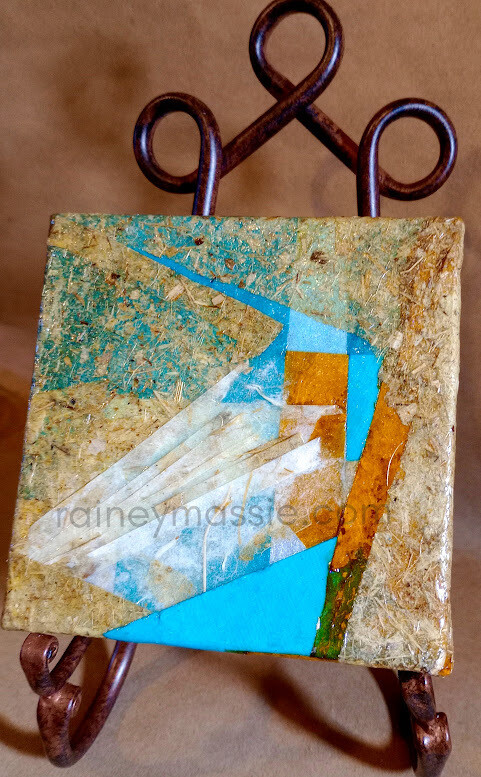 Today I Shine - LUXE Desk Art -  5x5 Original