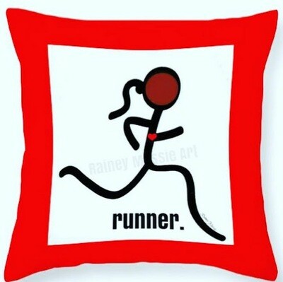 Runner (Brown Skin) Pillows - Varied Sizes