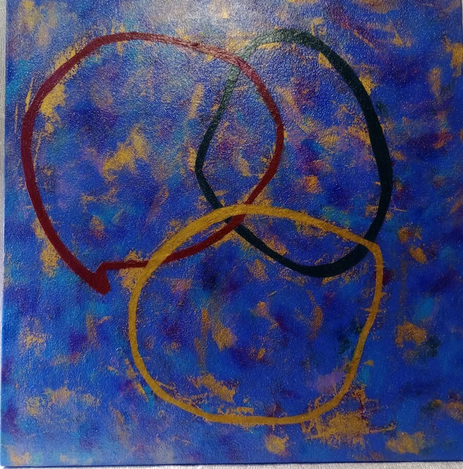 My Past, My Present,  My Future- 24x24 Unframed Painting