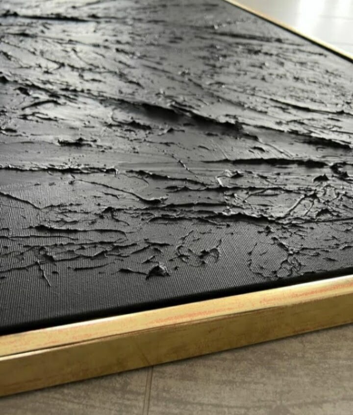 Commission Request 12x12 - Textured ONLY Framed Painting - (Select Frame &amp; Color)