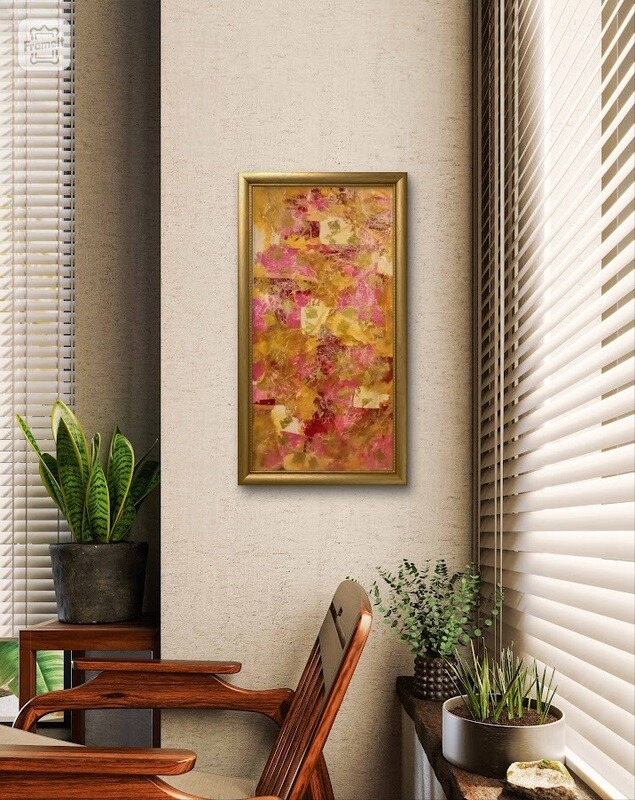 Paris In the Spring 15x30 Framed Original