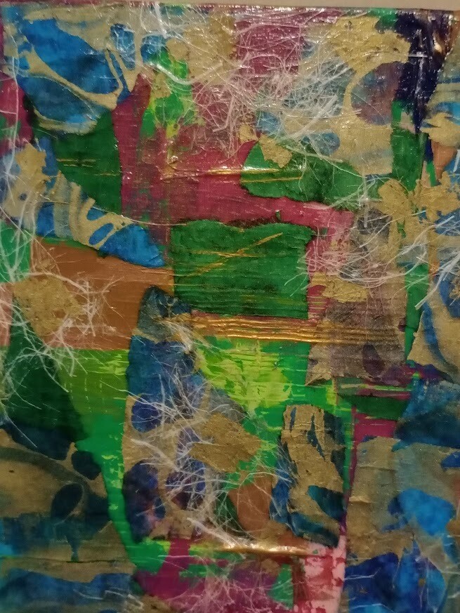 Countryside Spring - 12x24 Framed Mixed Media Original