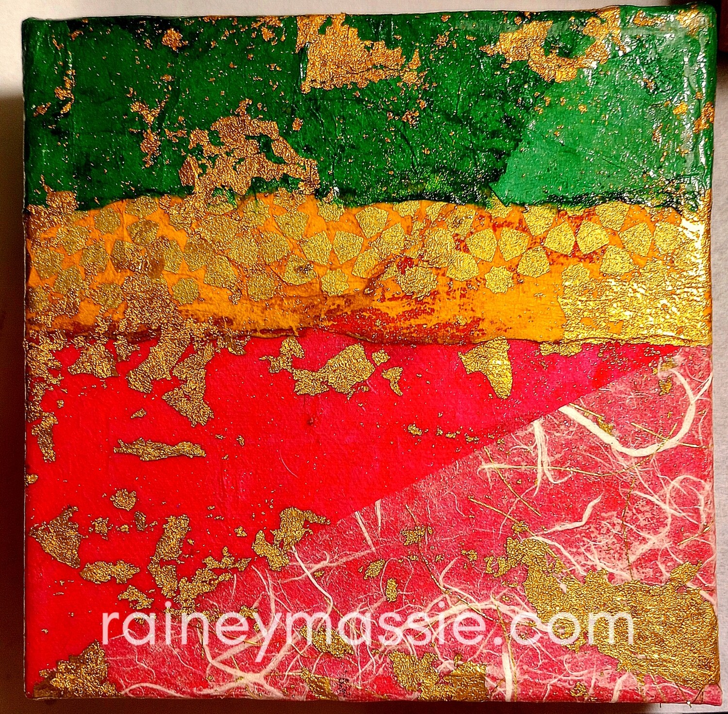 Fresh Gardens - LUXE Desk Art 6x6 Original
