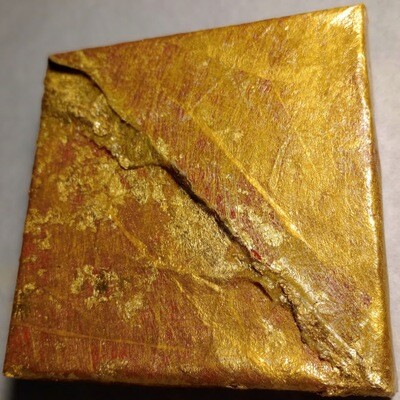 Golden Dreams -  LUXE Desk Art 5x5 Original