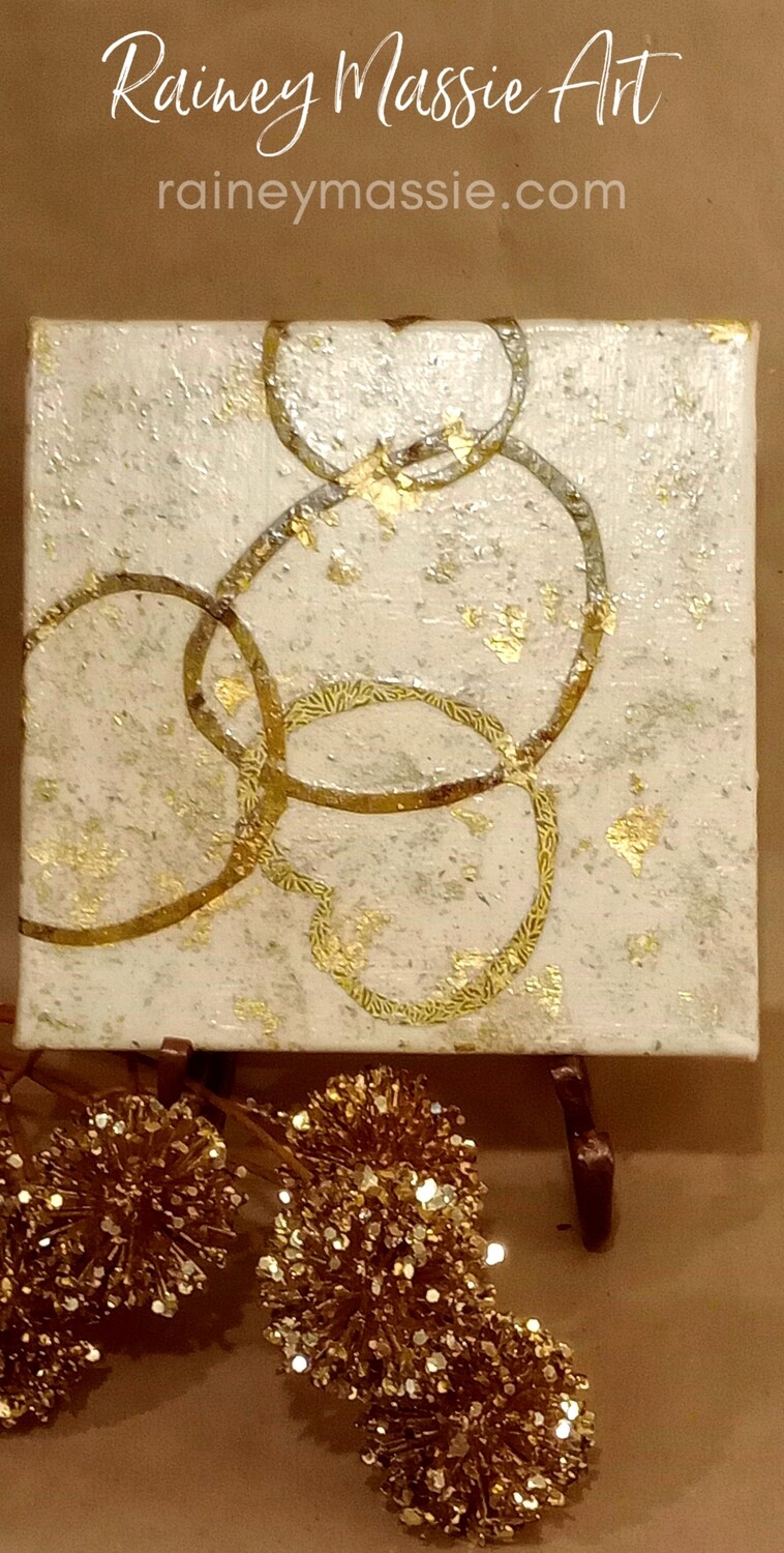 Lovely Life - LUXE Desk Art 8x8 original (3 of 3)