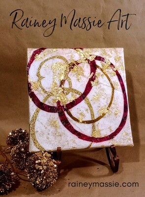 Lovely Life - 8x8 LUXE Desk Art Original (1 of 3)