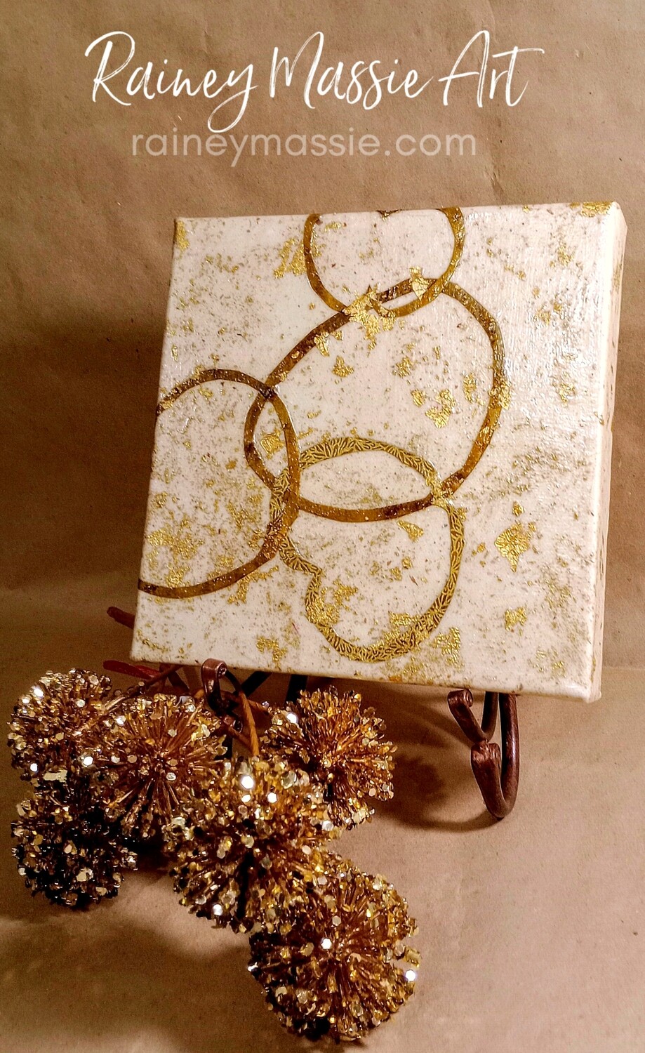 Lovely Life - LUXE Desk Art 8x8 original (3 of 3)