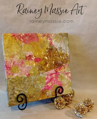 Victorian Love  - Luxe Desk Art 12x12 Original