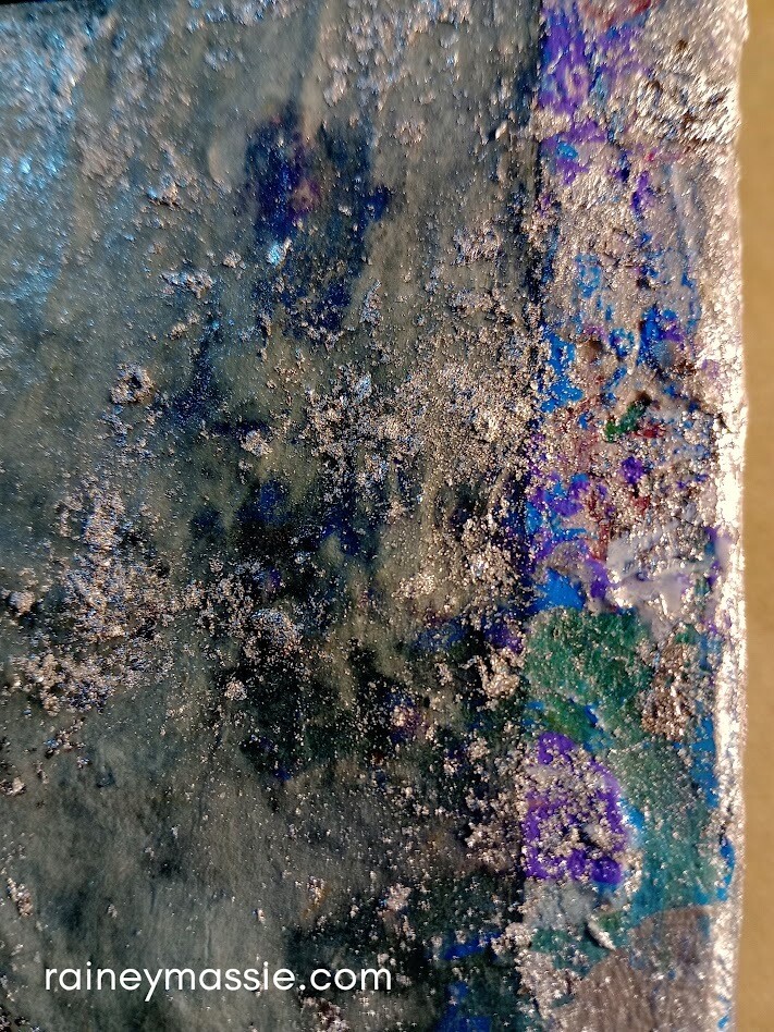 Lillac at Dusk - LUXE Desk Art 8x8 Original