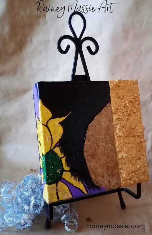 So Jazzy - Luxe Desk Art 6x6 Original