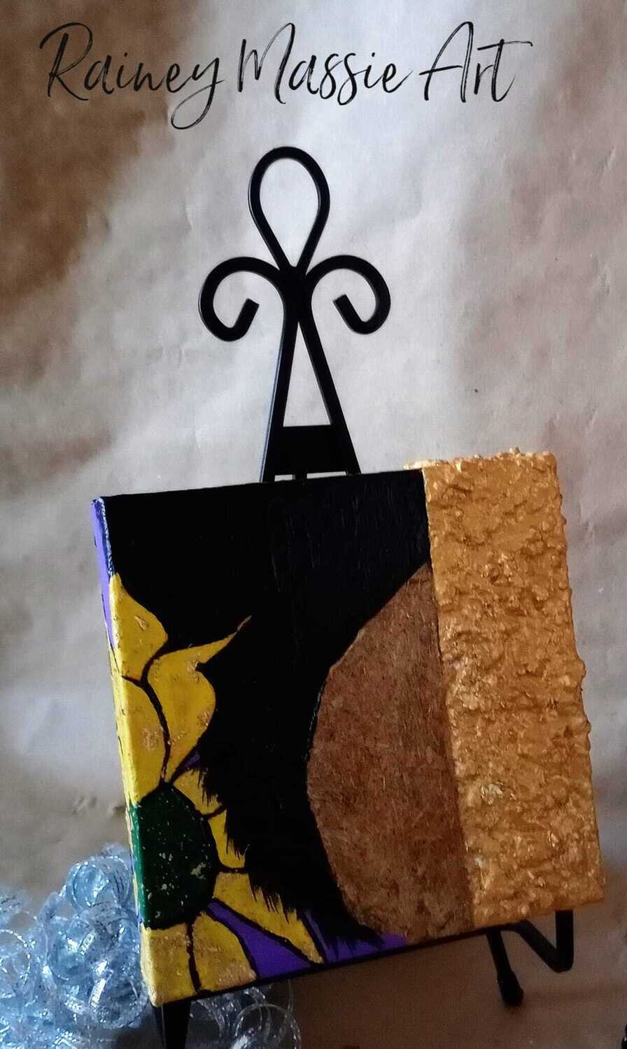 So Jazzy - Luxe Desk Art 6x6 Original