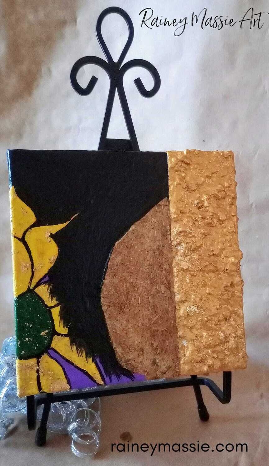 So Jazzy - Luxe Desk Art 6x6 Original
