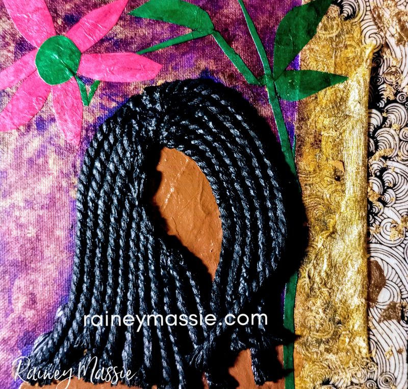Fashionably Cute - 8x8 Original LUXE Desk Art