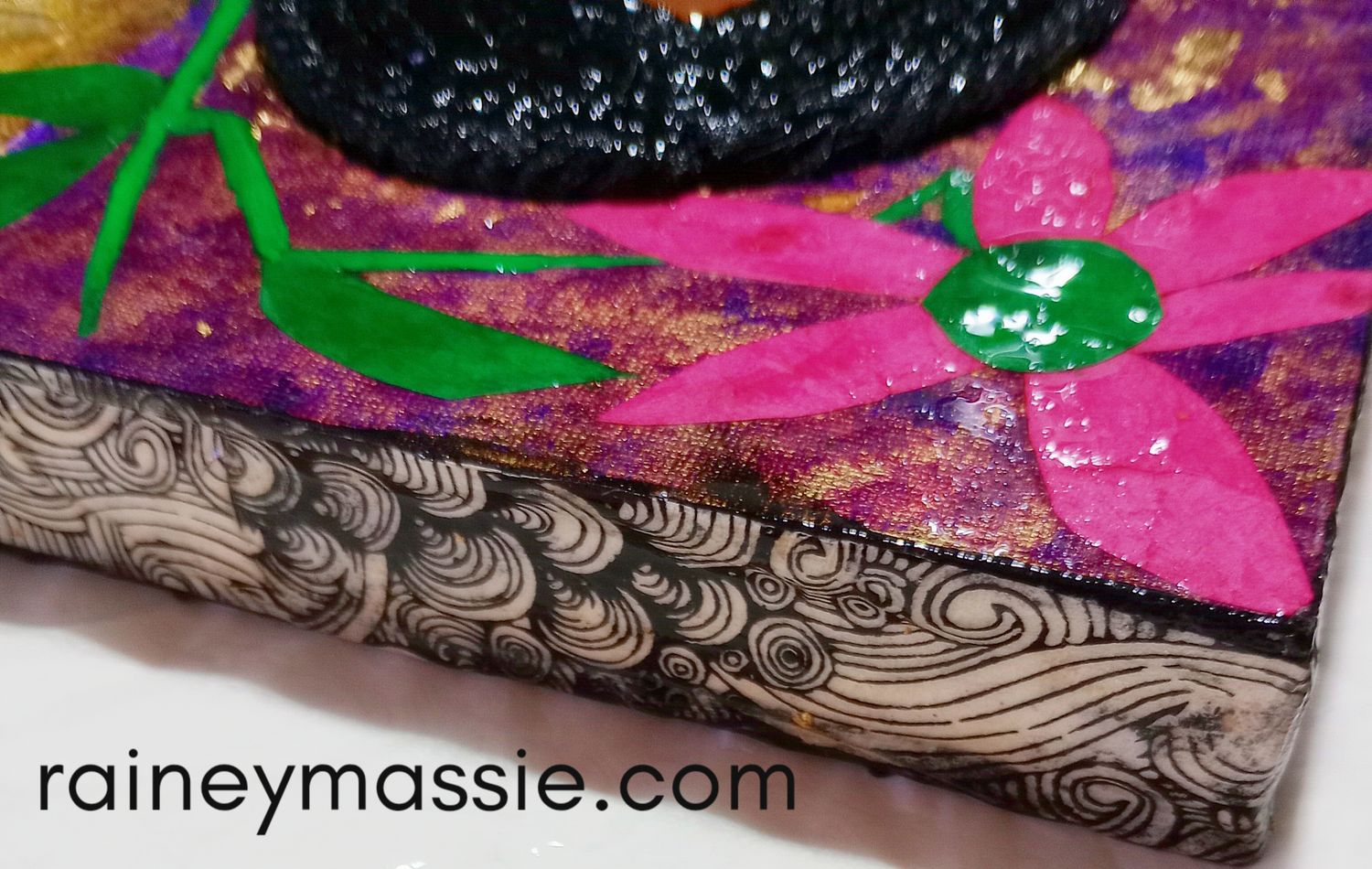 Fashionably Cute - 8x8 Original LUXE Desk Art