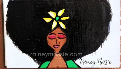Sassy On Purpose - 3x5 original Desk Art