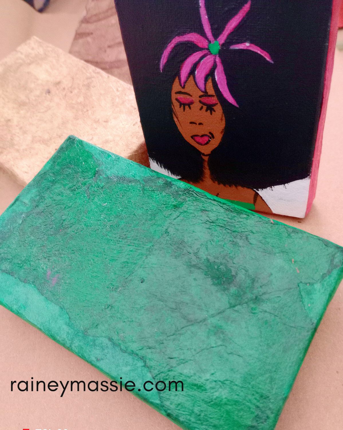 Girly Girl - 5x3 Original Desk Art