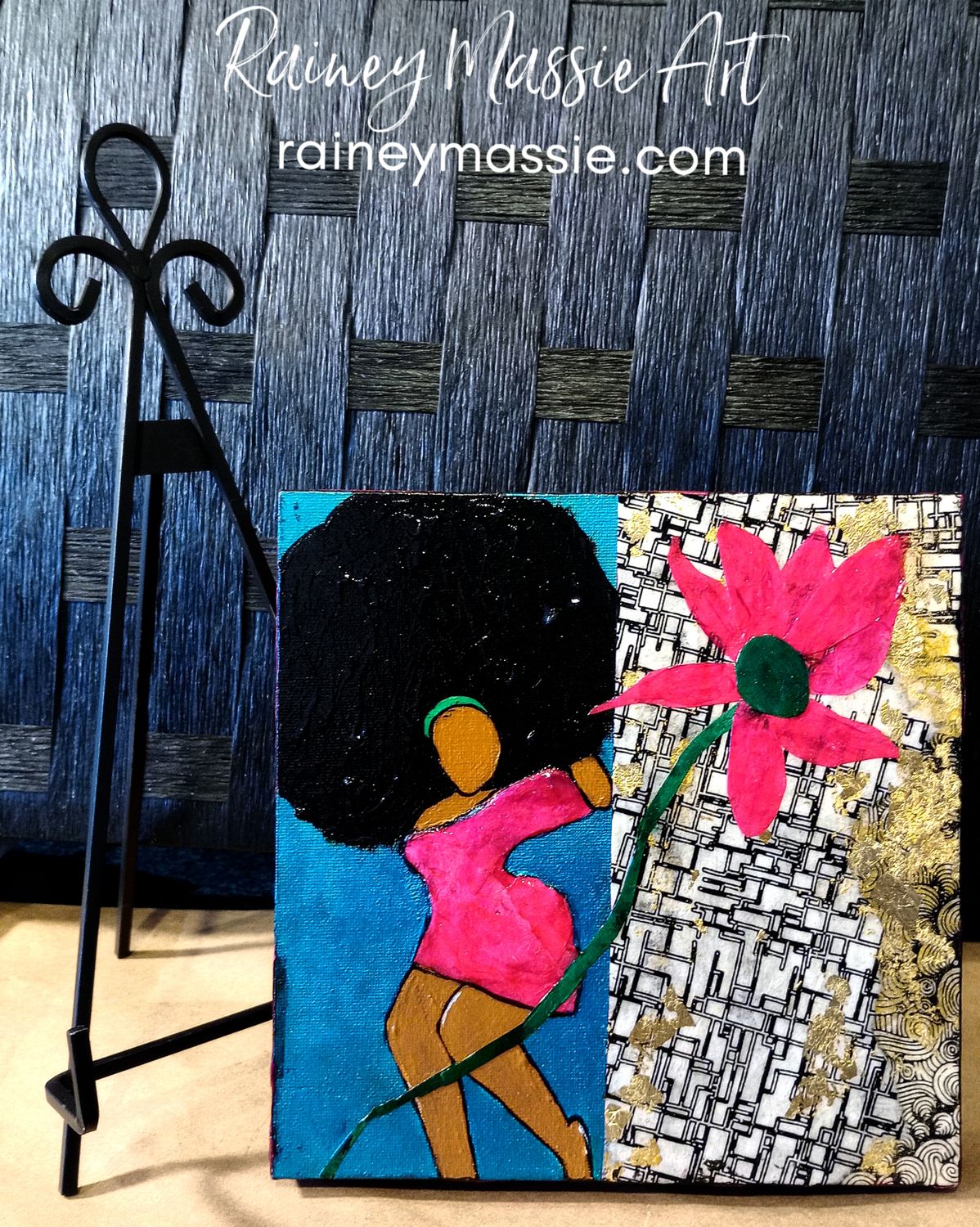 As I Am - 8x8 LUXE Desk Art Original