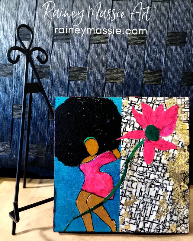 As I Am - 8x8 LUXE Desk Art Original