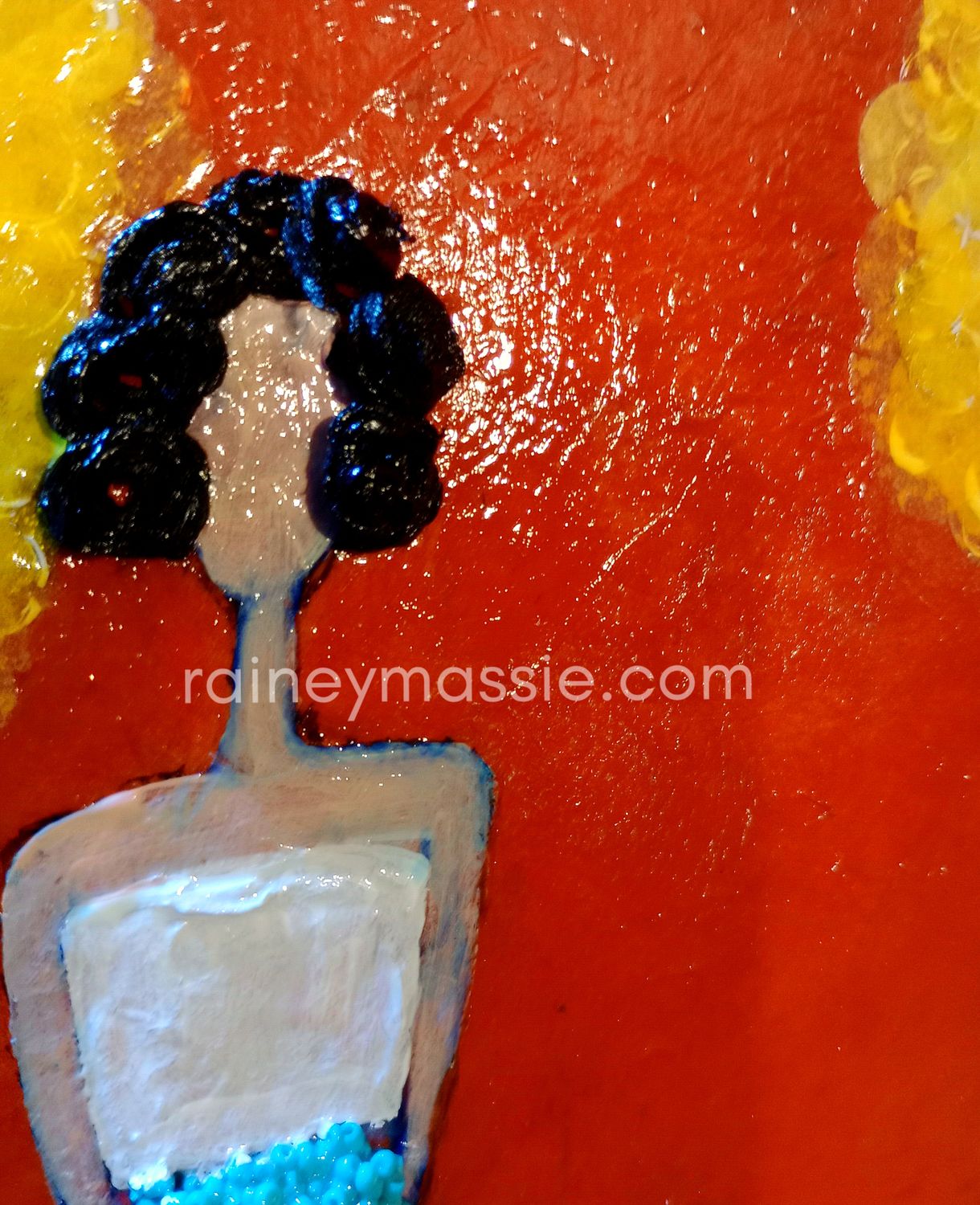 Beautiful Day -10x10 Mixed Media Original