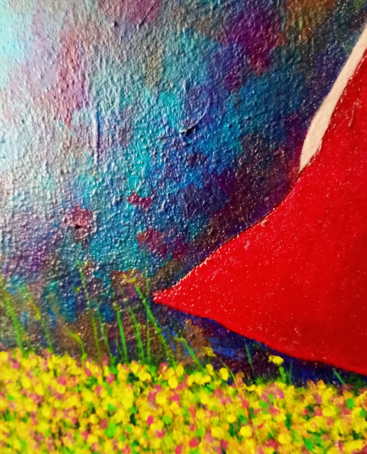 Late In The Midnight Hour - 24x24 Unframed  Painting
