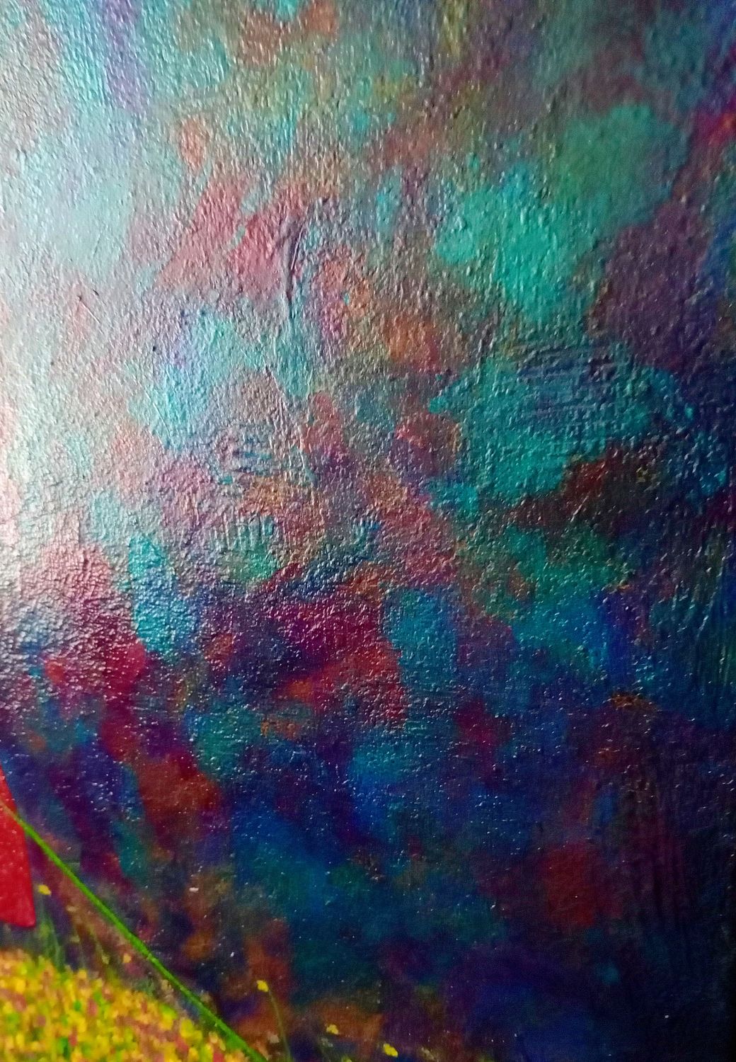 Late In The Midnight Hour - 24x24 Unframed  Painting