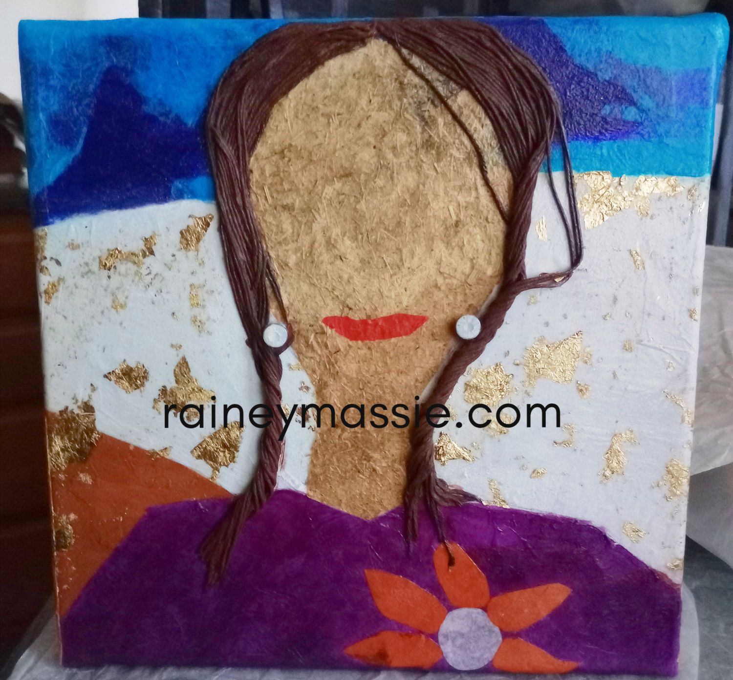 Britt - 12x12 Mixed Media Original