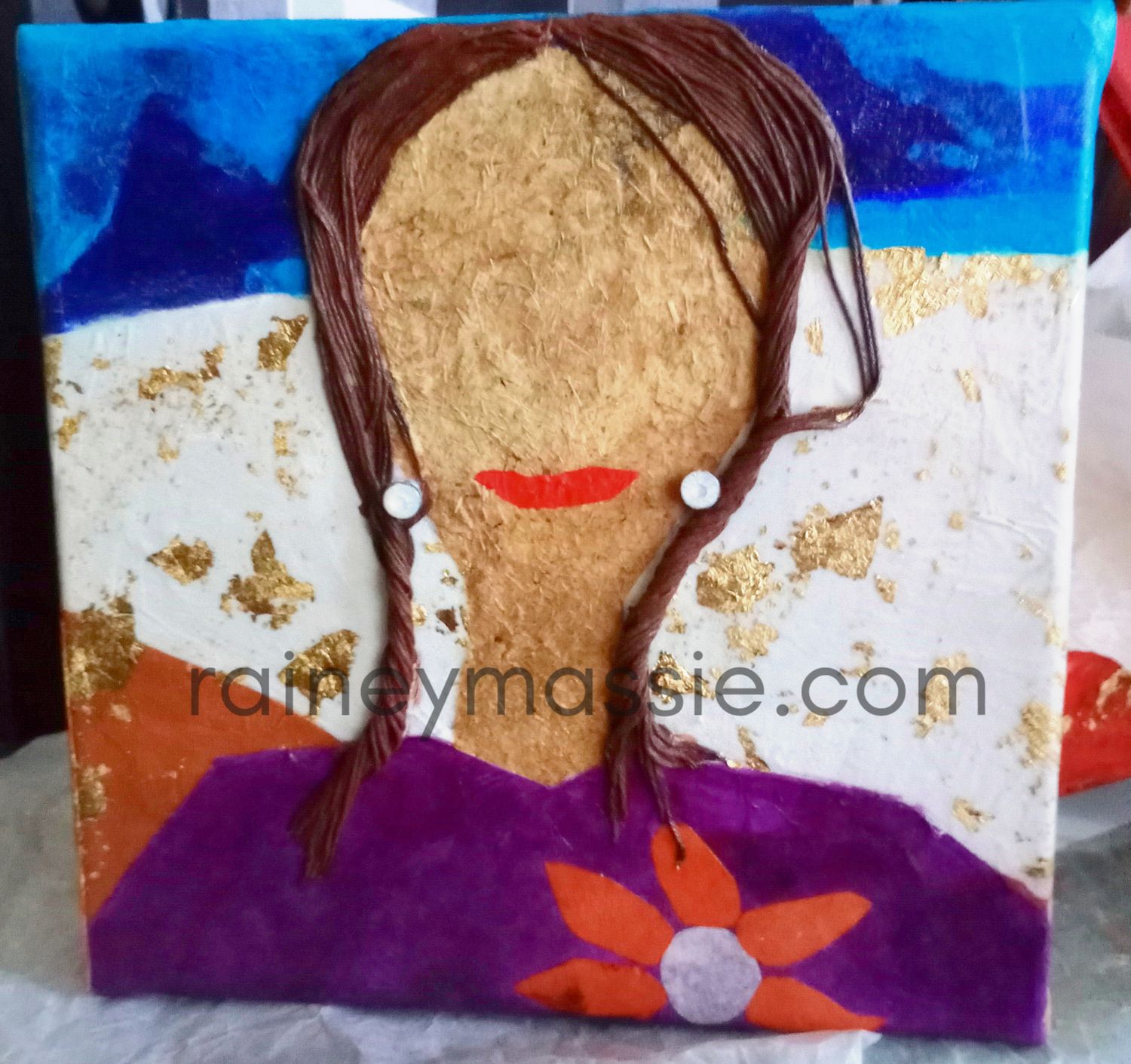 Britt - 12x12 Mixed Media Original
