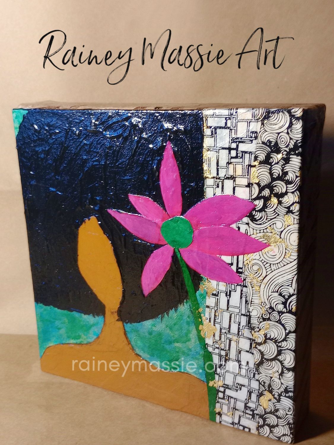 My Peace. My Grace -10x10 Mixed Media Original