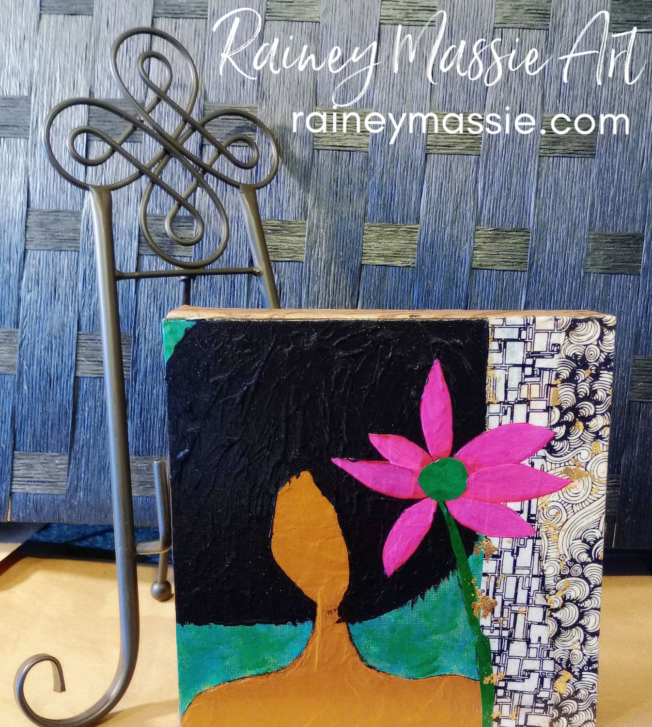 My Peace. My Grace -10x10 Mixed Media Original