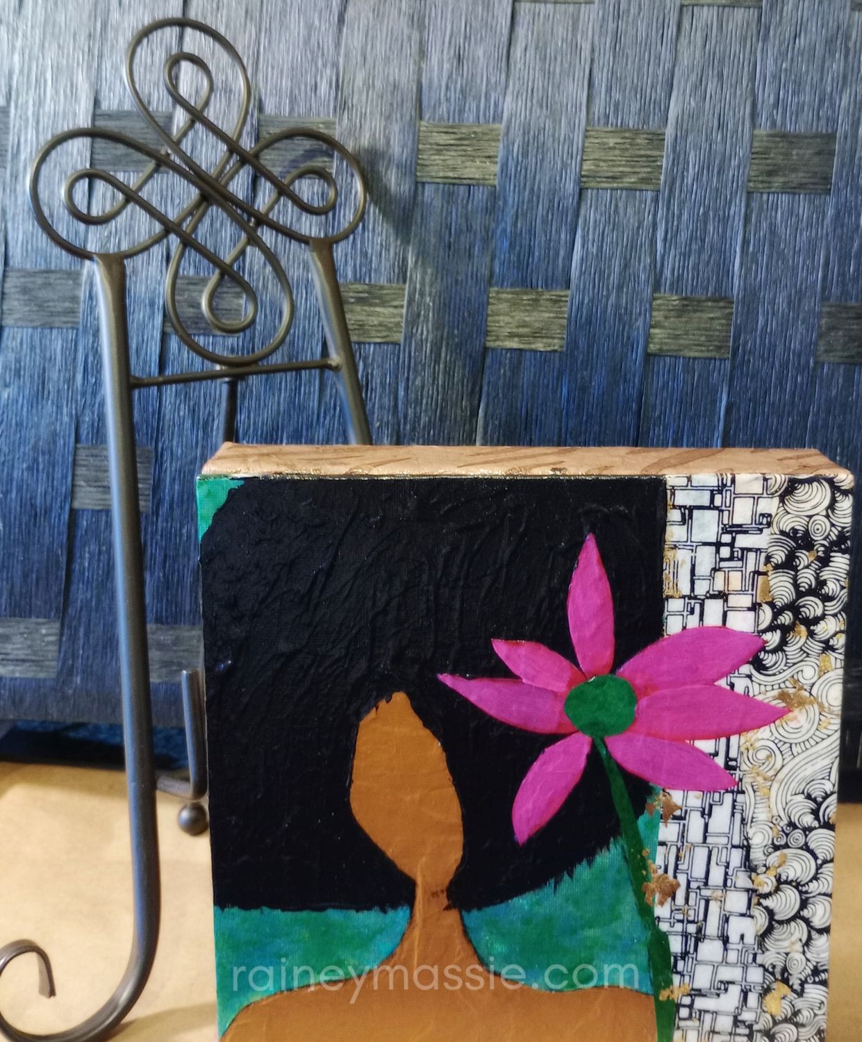 My Peace. My Grace -10x10 Mixed Media Original