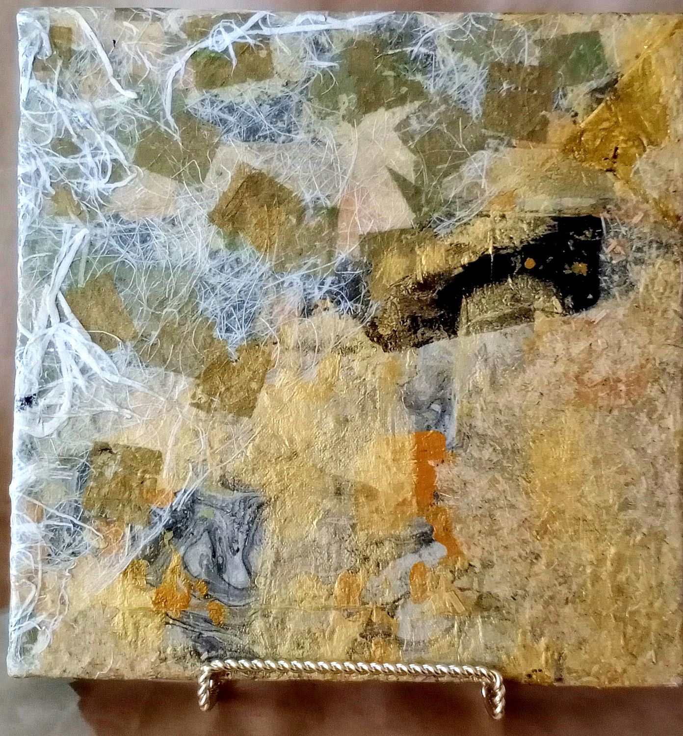 Gracious Glam - 12x12 Mixed Media LUXE Desk Art