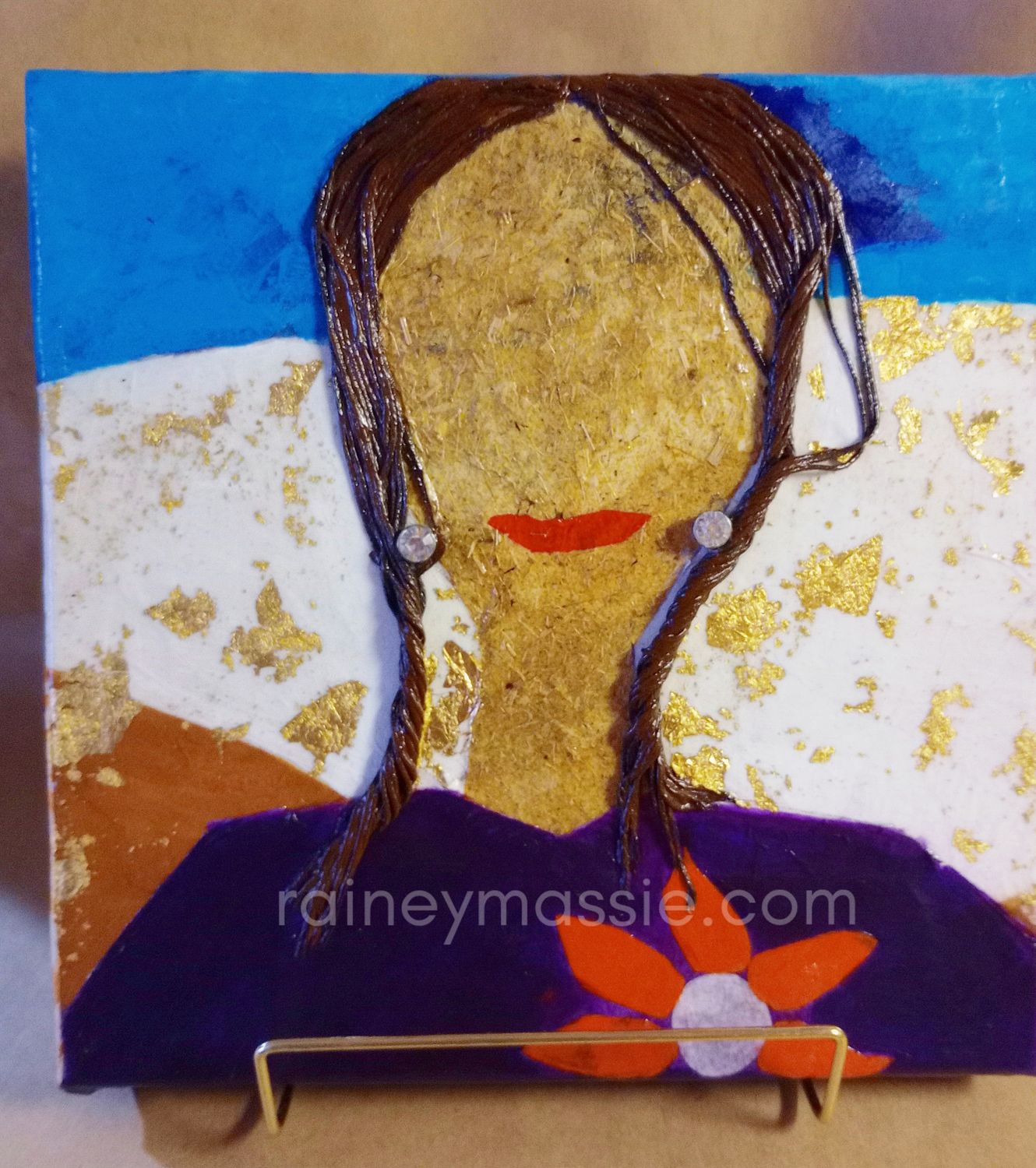 Britt - 12x12 Mixed Media Original