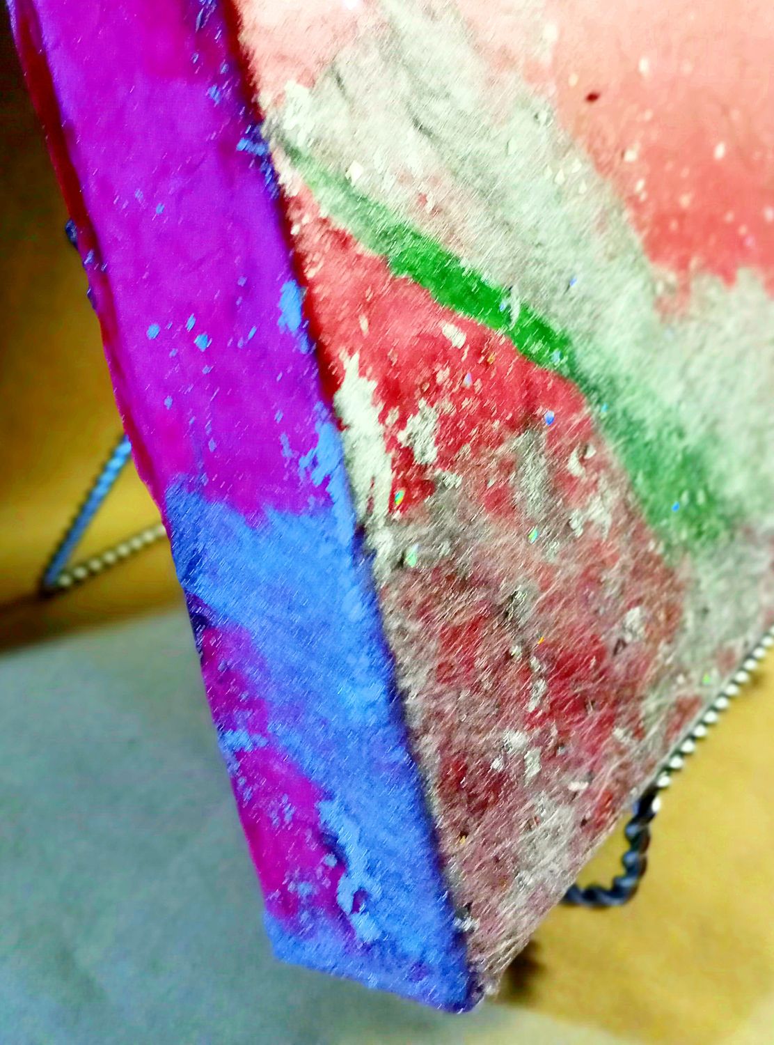 AKA Glam - 12x12 Mixed Media Original