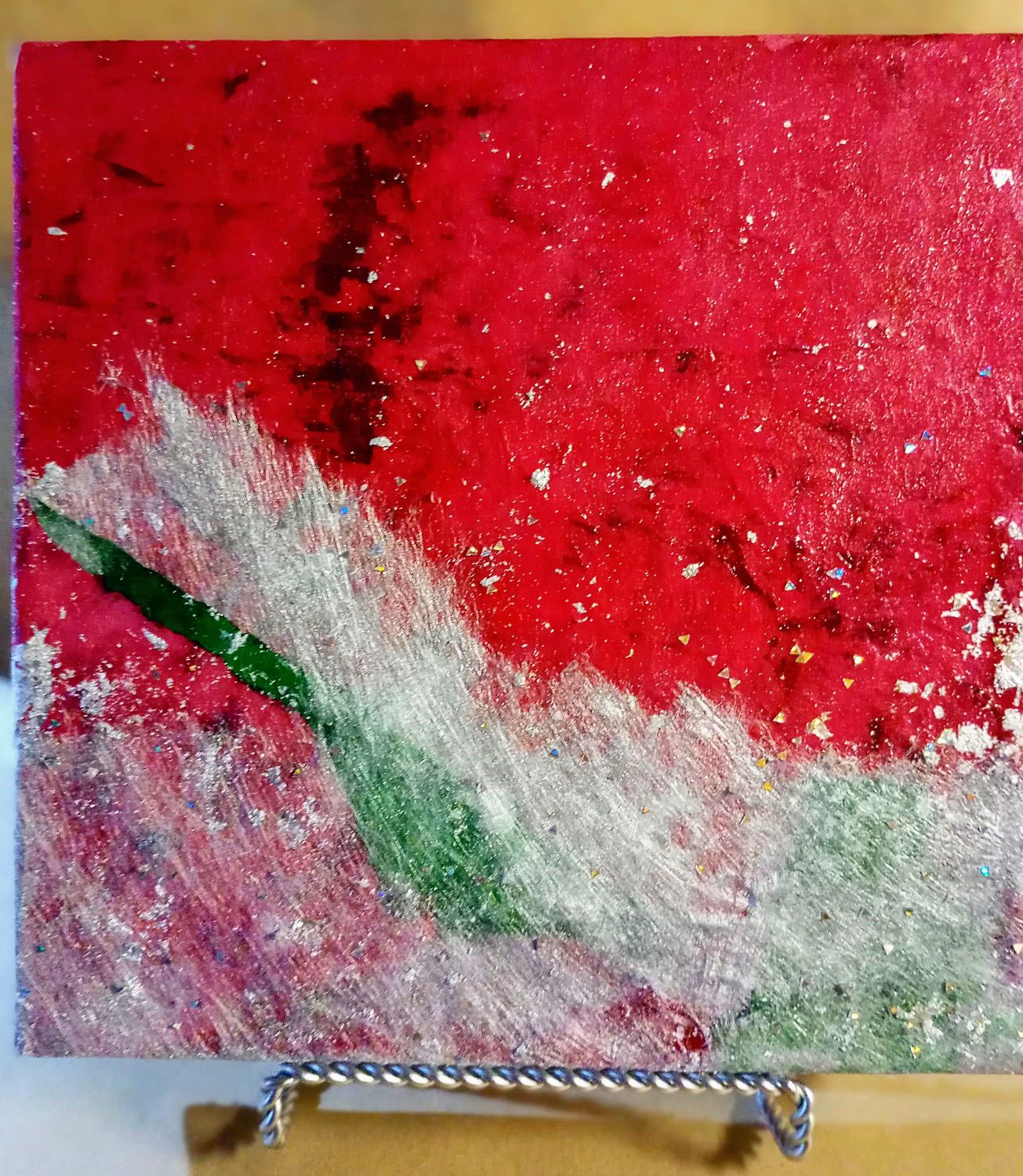 AKA Glam - 12x12 Mixed Media Original