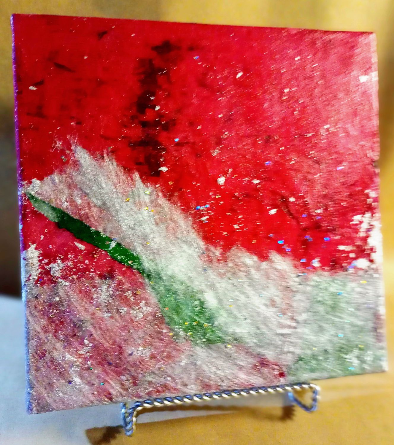 AKA Glam - 12x12 Mixed Media Original