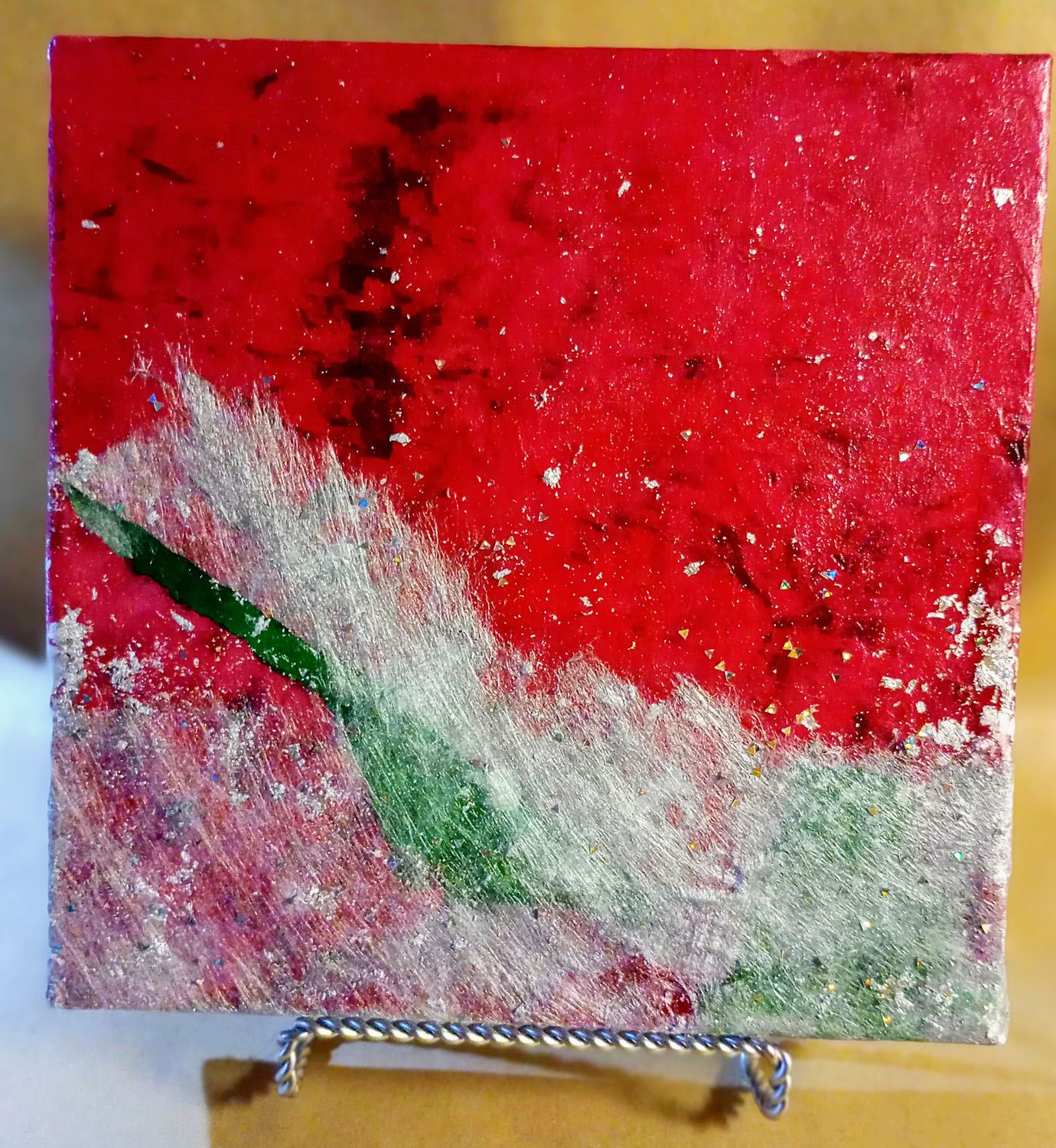 AKA Glam - 12x12 Mixed Media Original