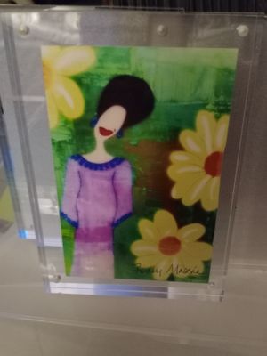 Peace- Reprint In Acrylic Clear Frame