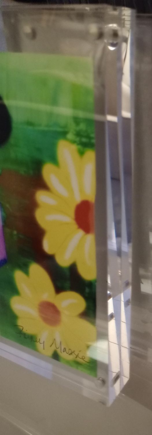 Peace- Reprint In Acrylic Clear Frame