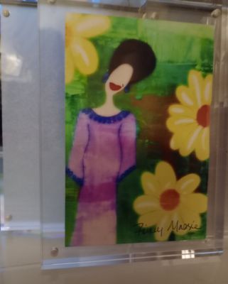 Peace- Reprint In Acrylic Clear Frame